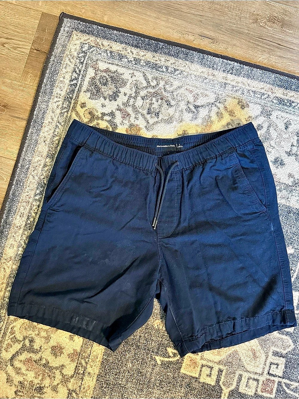 Abercrombie & Fitch Men's Pull-On Shorts Blue